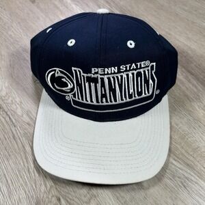 VTG Penn State Nittany Lions Snapback Hat College Signatures Blue Cap